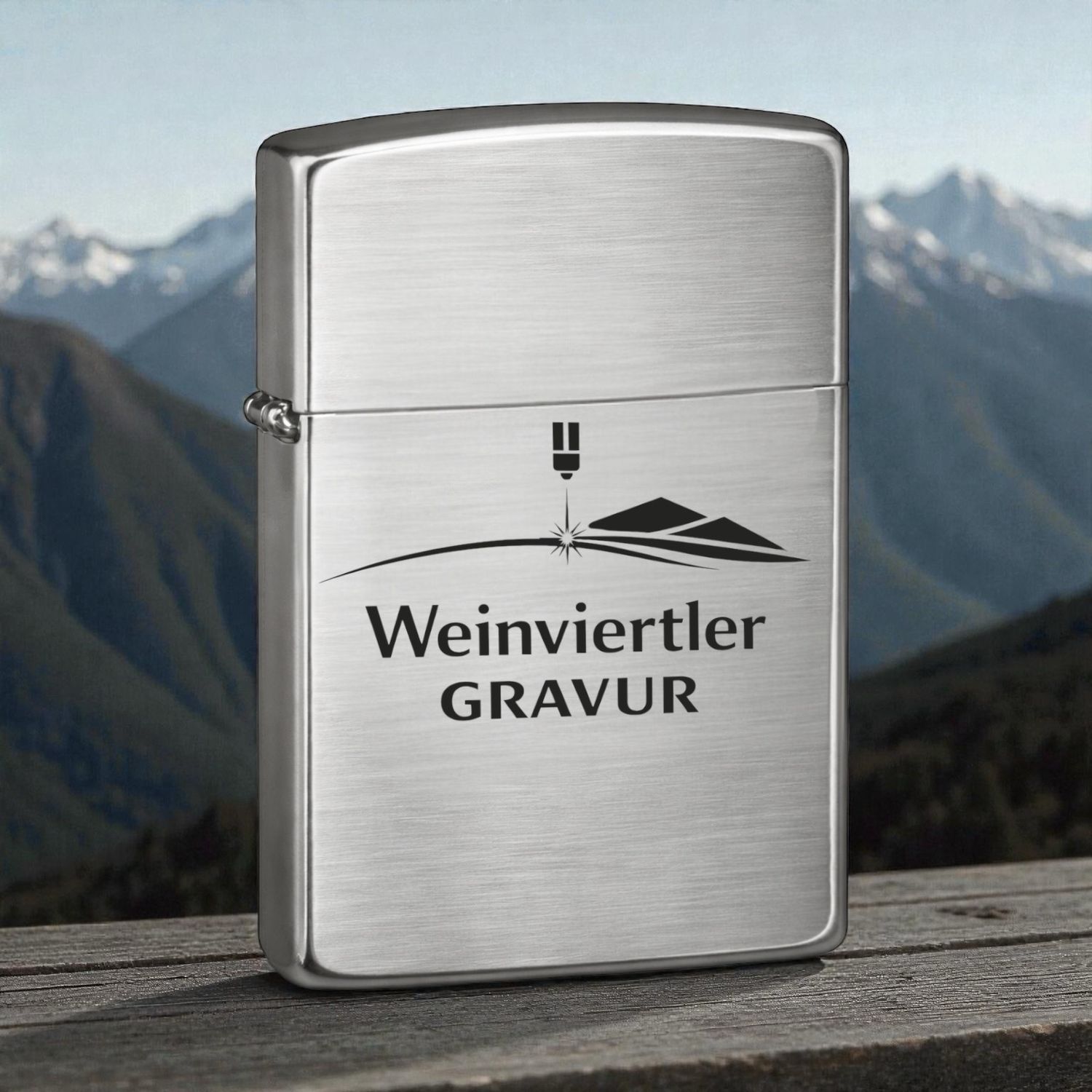 Personalisiertes Zippo® Benzinfeuerzeug mit eigenem Logo