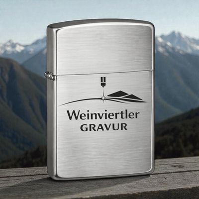 Personalisiertes Zippo® Benzinfeuerzeug mit eigenem Logo