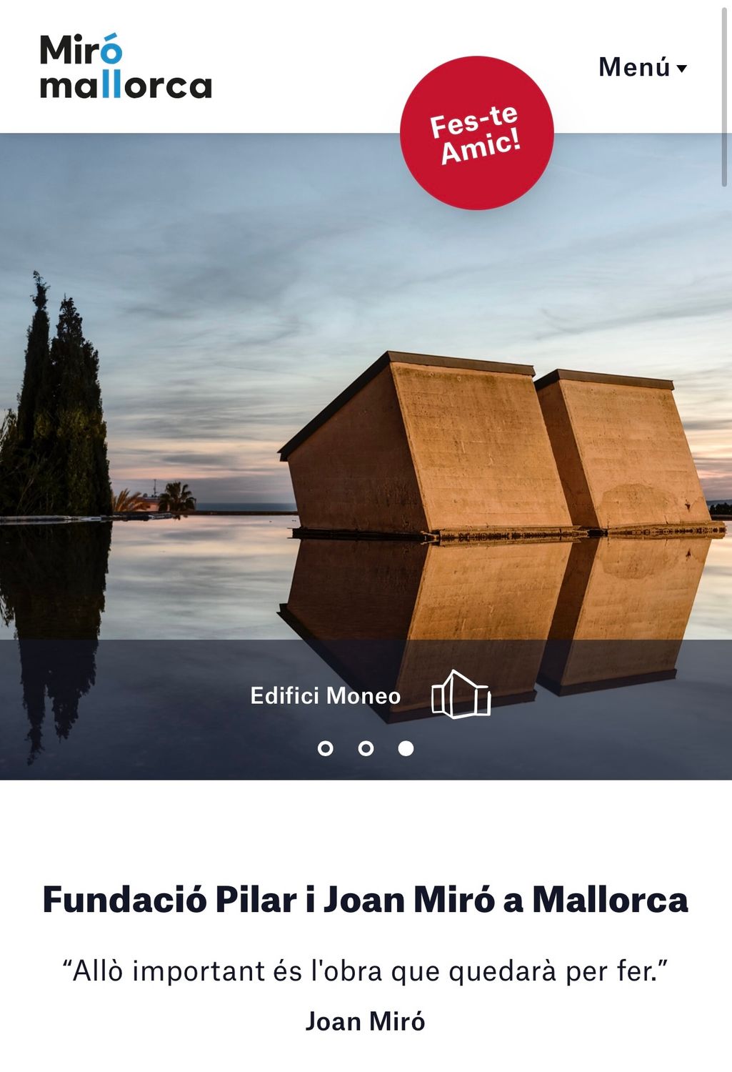 Ciclo “Miro y la Musica 2026”: Trío Tríptic, 03/07/2026, Los tríos con piano de Shostakovich: “Del amor a la Guerra” Fundacion Miro Palma, 20:00