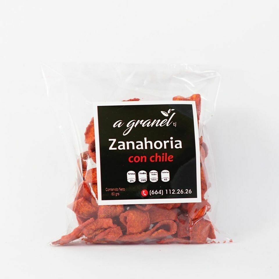 Baked Carrot Chips with chili 8.8oz