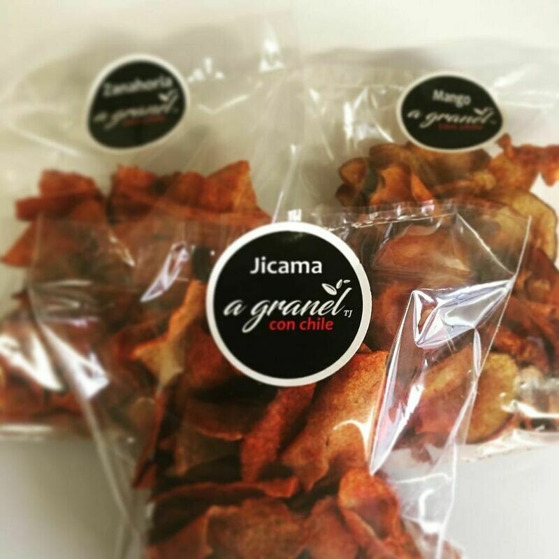 Baked Jicama Chips with chili 8.8oz