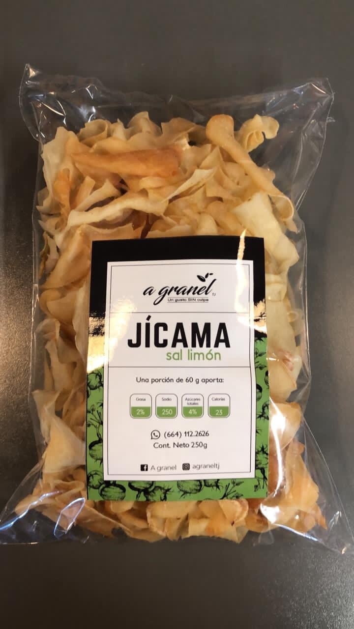 Baked Jicama Chips with Lemon 8.8oz
