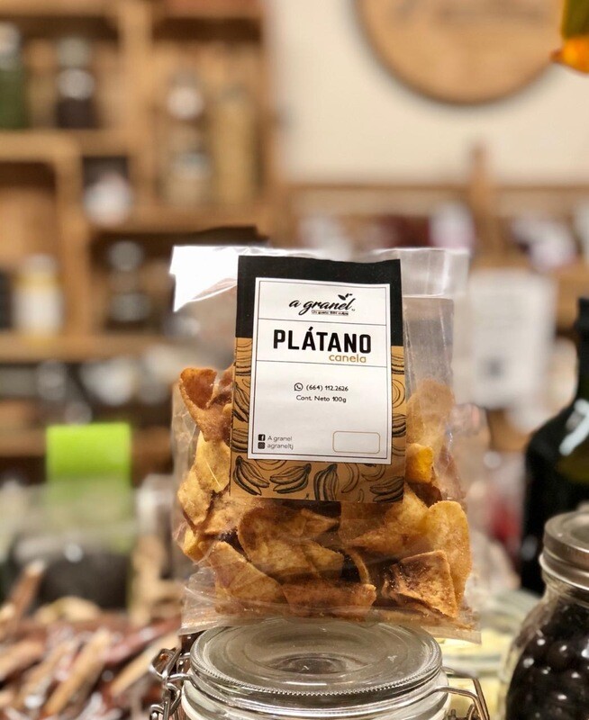 Baked Plantain Chips with cinnamon 8.8oz
