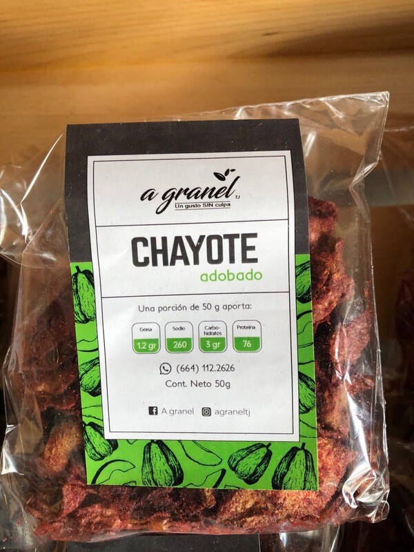 Baked Chayote Squash Chips with Chili 8.8oz