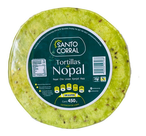 Tortillas de Nopal Santo Corral