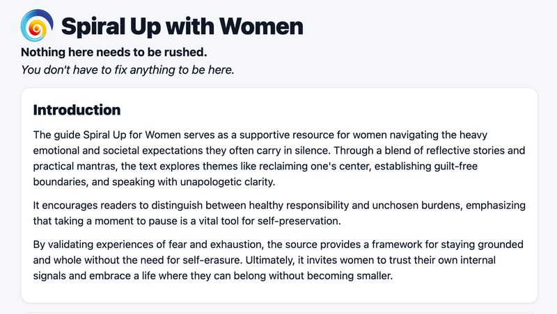 Spiral Up with Women