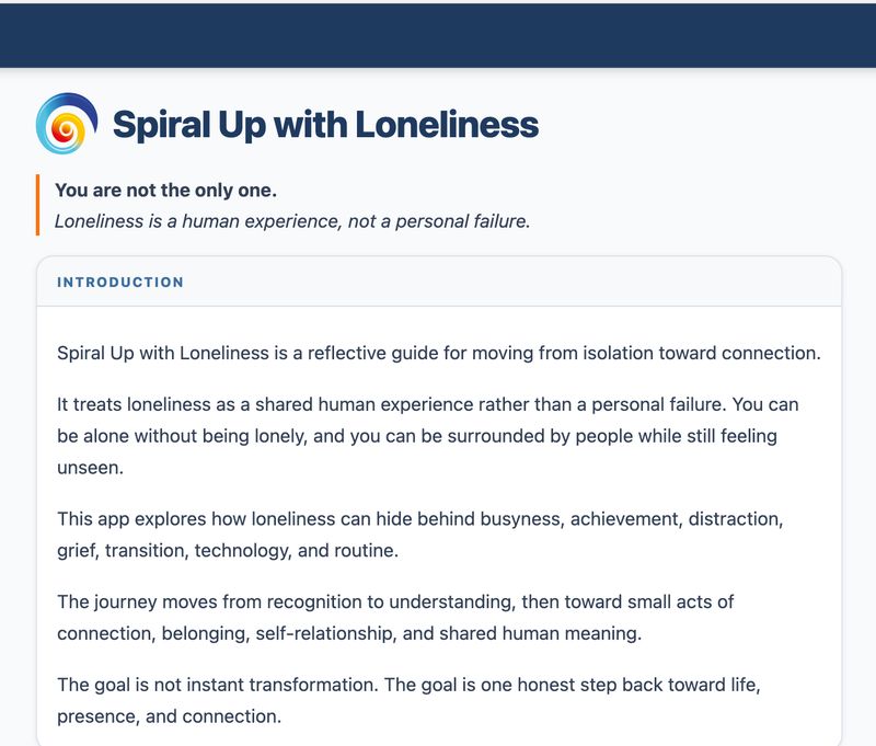 Spiral Up with Loneliness