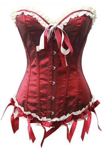 Red English Princess Corset Bustier