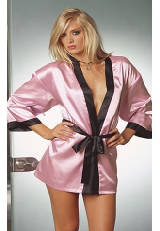 Sexy Charmeuse Sleepwear Robe