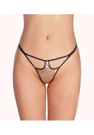 Ribbon and sequins g-string