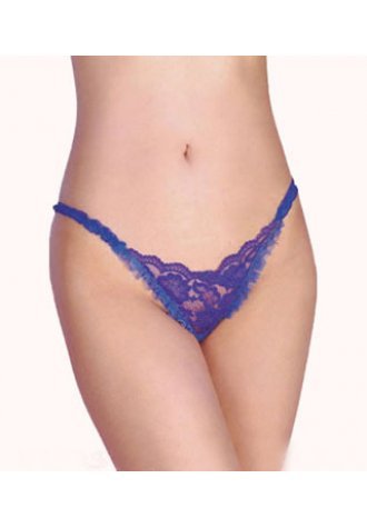Royal Blue Lace Underwear