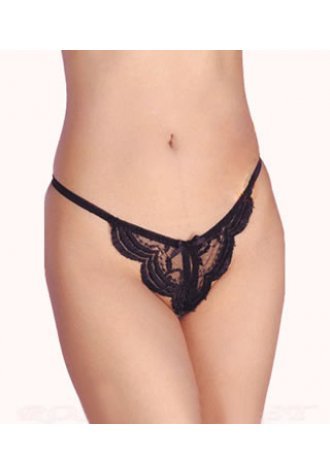 Scallop peek-a-boo g-string