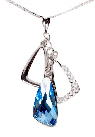 Elegant Delicate Swarovski Crystal Fashion Necklace