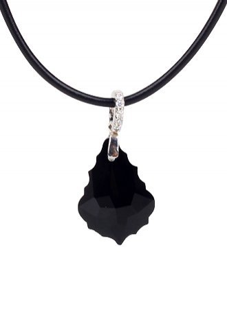 Dark Ruby Swarovski Crystal Fashion Necklace