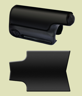 Tactical Style Soft Cheek Pads -  CACR 3-1/2” W x 5-1/4” L x 1/8” thick