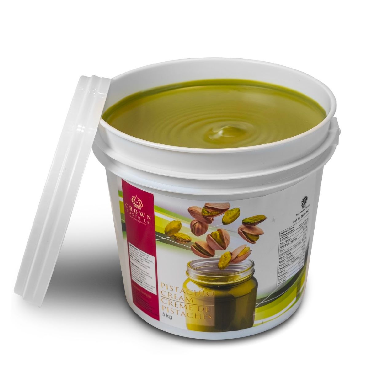 Pistachio Cream (Filling) - 5kg Jar - *Made In Canada*