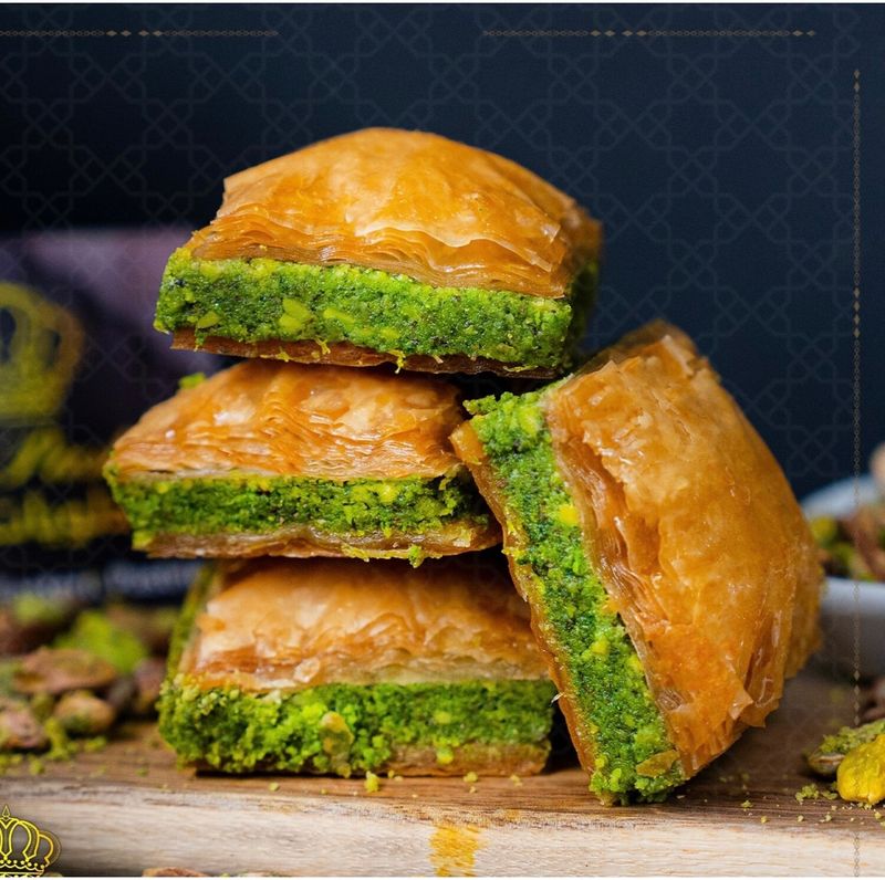 Suger Free Pistachios baklava square (1KG)
