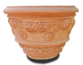 Conca ornata - Topf mit Ornament Conca ornata - Topf mit Ornament