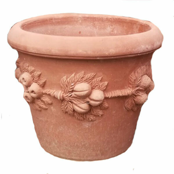 Vaso con frutta - Terracotta-Topf mit Früchten Vaso con frutta - Terracotta-Topf mit Früchten