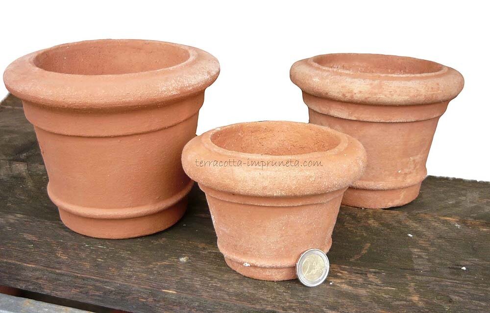 Mini vaso orlato - Kleiner Terracottatopf Mini vaso orlato - Kleiner Terracottatopf