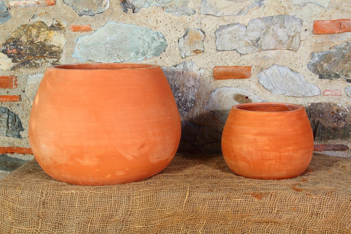 Vaso Andromeda - Bauchige Terracottavase Vaso Andromeda - Bauchige Terracottavase