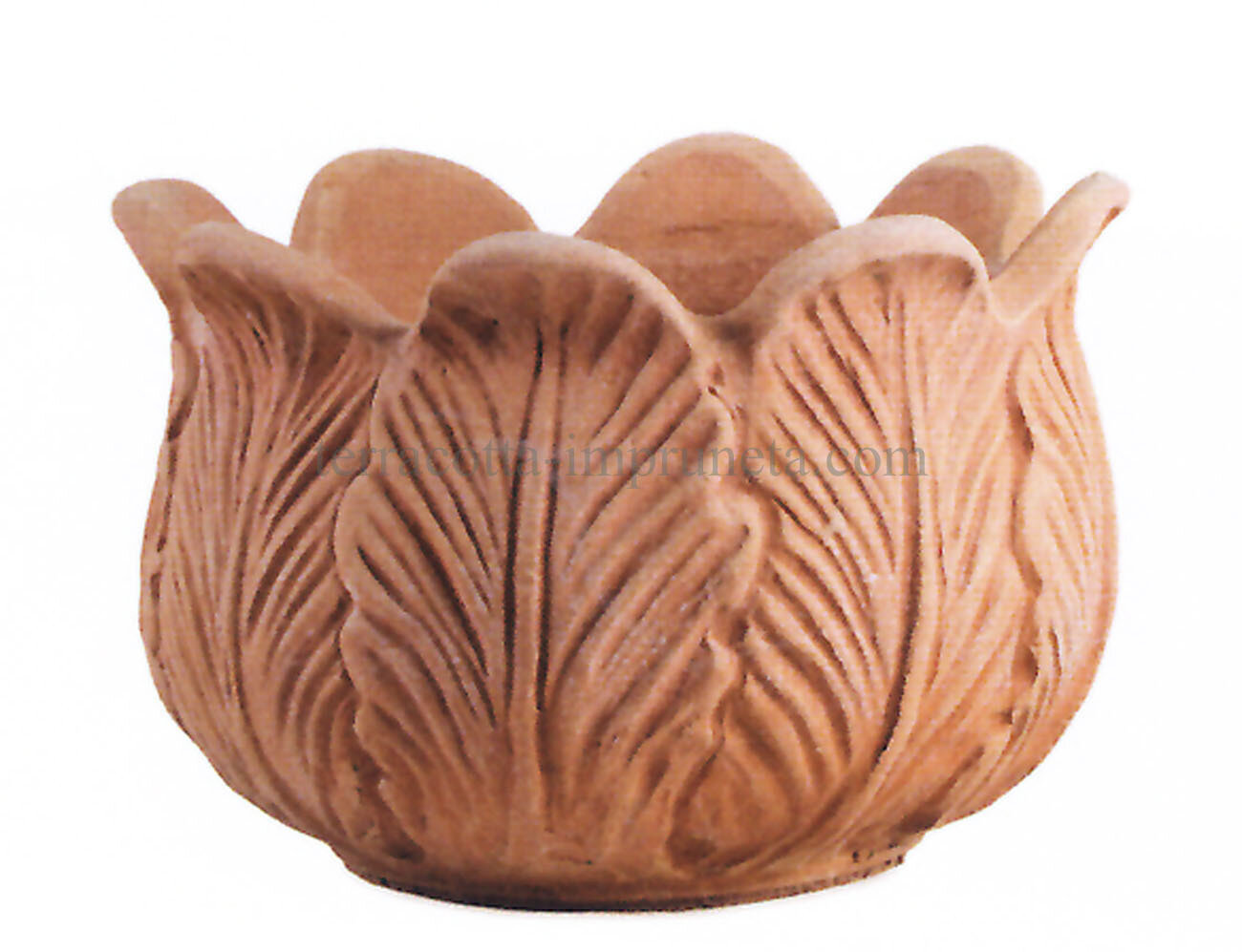 Vaso foglie - Kleiner Terracotta-Topf ohne Loch Vaso foglie - Kleiner Terracotta-Topf ohne Loch