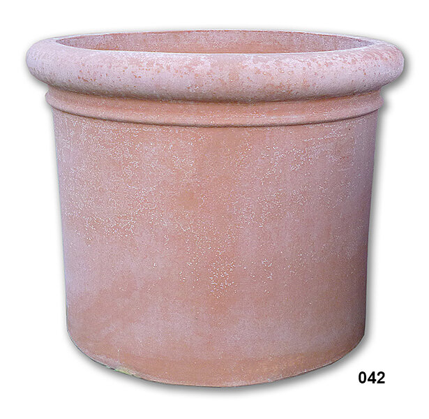 Cilindro con bordo - Terracotta-Zylinder Cilindro con bordo - Terracotta-Zylinder