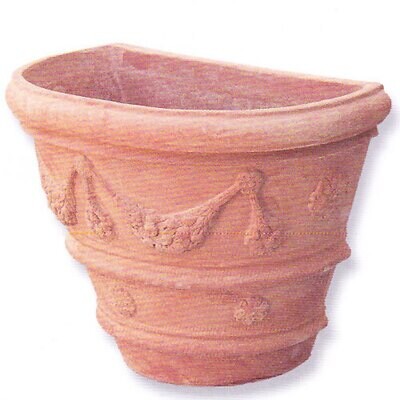 Mezzo vaso festone - Wandtopf mit Girlande Mezzo vaso festone - Wandtopf mit Girlande