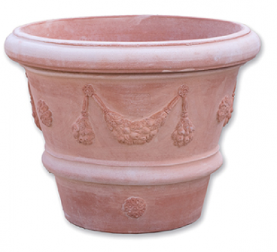 Vaso festonato - mit Girlande Vaso festonato - mit Girlande