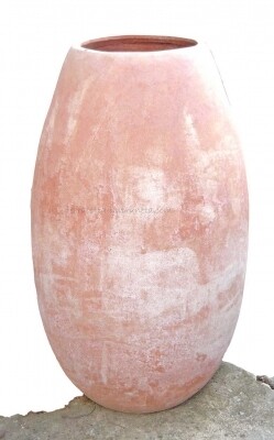 Vaso sottile - Schlanke Terracotta-Vase