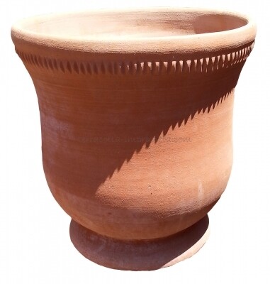 Vaso Hampton - Tulpenförmige Terracotta-Vase
