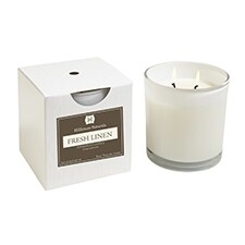 Fresh Linen 2 Wick Candle