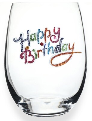 Happy Birthday Stemless