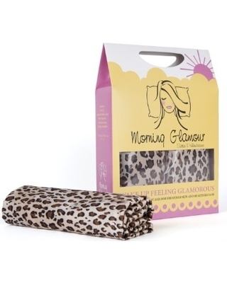 Set of 2 Leopard Print Morning Glamour Satin Pillow Cases