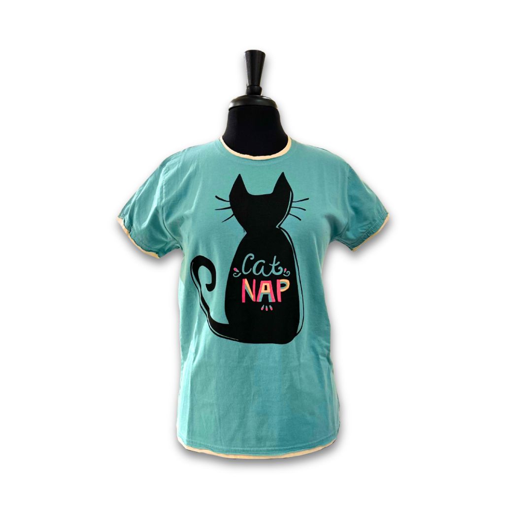 Cat Nap Pj Tee