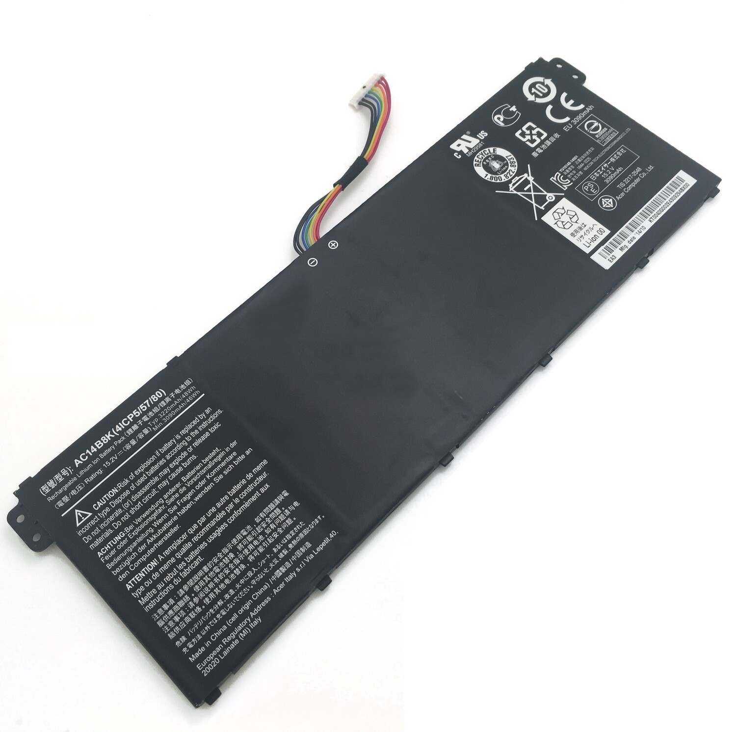 acer AC14B18K, AC14B3K, AC14B8K, AP14B8K, battery