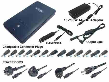 el1901, laptop power bank, portable External Battery,  power bank for laptop 147wh, 16v, 19v