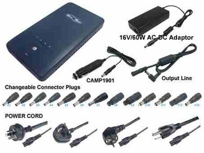 laptop power bank, portable External Battery, power bank for laptop, charge laptop from power bank EL1901