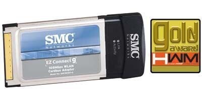 pcmcia wifi card,  pcmcia Wireless card, SMC 108 mbps 2.4 Ghz