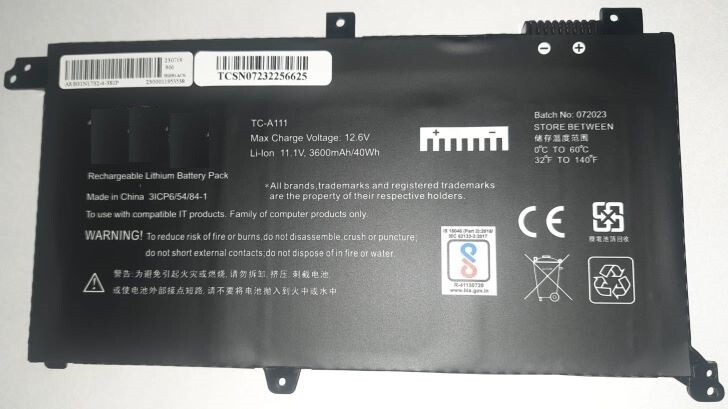 Compatible Battery for Asus B31N1732 – Asus Vivobook X571GT, A571GT, X430FN battery