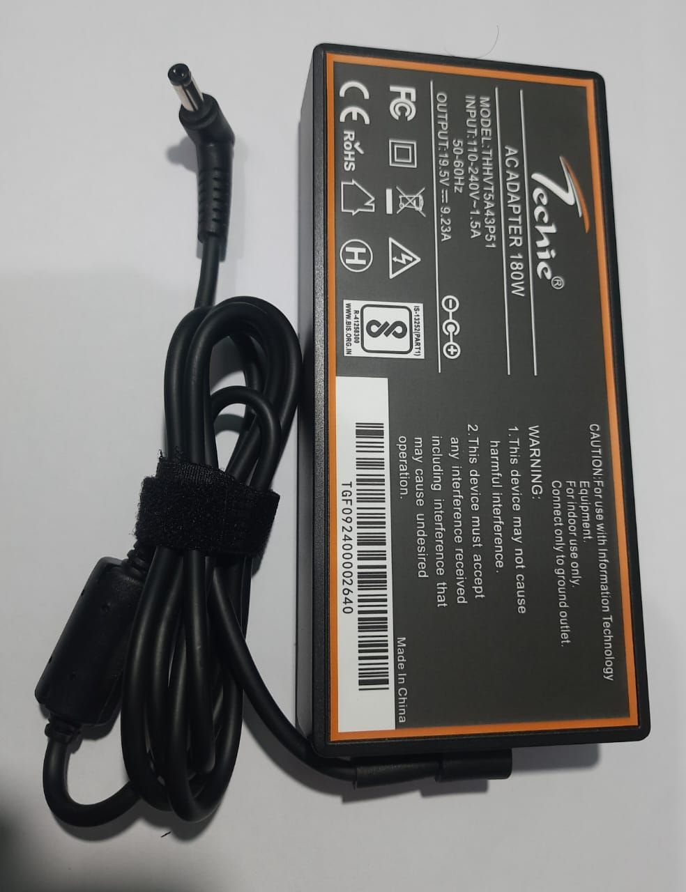 180w laptop charger, 180w ac power adaptor for gaming laptop 5.5x2.5