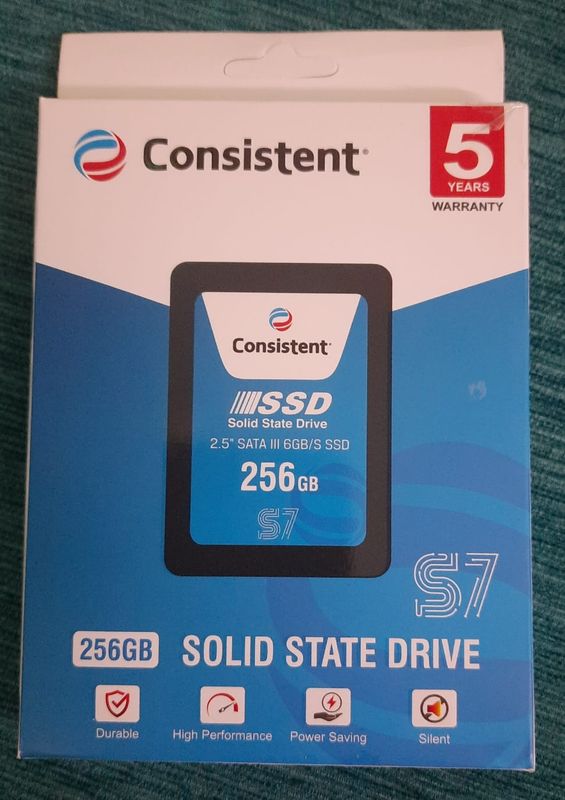 Consistent 256gb sata ssd 2.5&quot; for laptop, desktop