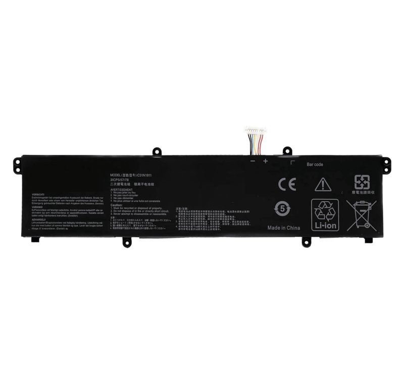 Battery for Asus B31N1911, VivoBook 14 A1402ZA, 15 F1502ZA-EJ982, 17 M1702QA-AU108W Laptop battery