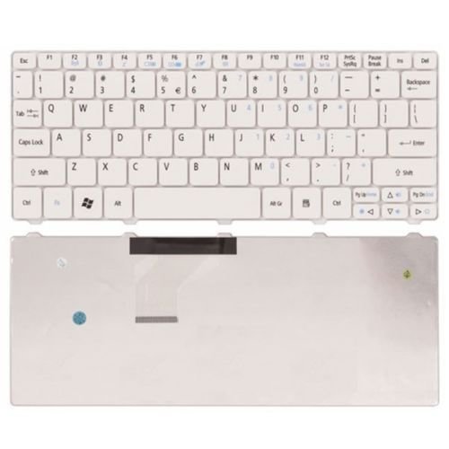 Acer Aspire ONE HAPPY PINK-2DQPP NETBOOK Series white keyboard