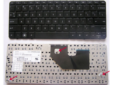 Hp Mini 110-3000 Compaq Presario CQ10 Series Black Laptop Keyboard