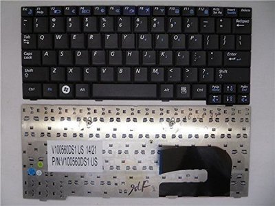 Samsung N130, N135, N138, N140 Series Black Laptop Keyboard