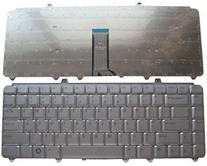 Dell Inspiron V1500 M1410 MK750 1521 1526 500 PP14L PP41L Series US Silver Laptop keyboard