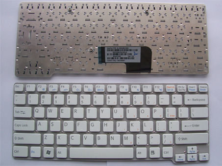 Sony Vaio VPC-CW White 1-487-555-21, MP-09F58PA-8861 Laptop Keyboard