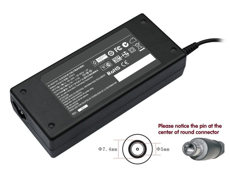 90w / 65w Dell laptop charger, compatible dell power adaptor, 7.4mm x 5.0mm