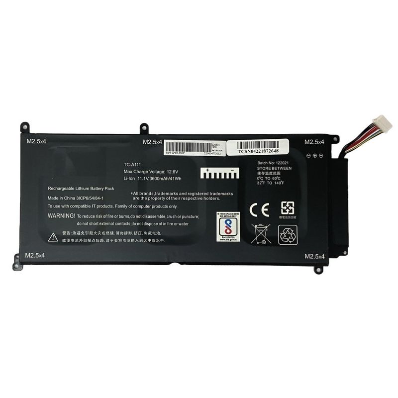 Compatible Battery for HP LP03XL – HSTNN-DB6X, HSTNN-DB7C laptop battery.